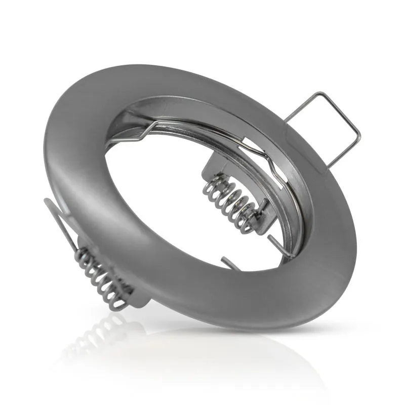 SUPPORT DE SPOT ROND ARGENT 77 mm