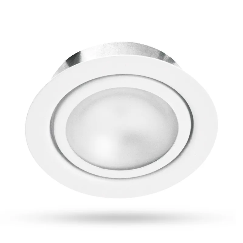 SUPPORT DE SPOT G4 12V ROND BLANC BOITE
