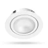 SUPPORT DE SPOT G4 12V ROND BLANC BOITE