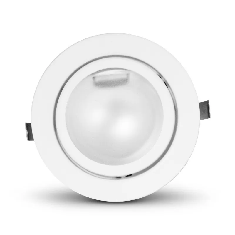 SUPPORT DE SPOT G4 12V ROND BLANC BOITE