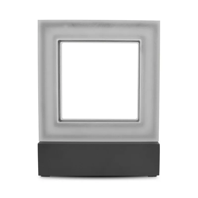 APPLIQUE MURALE LED 12 W CARRE 4000K GRIS ANTHRACITE IP54