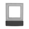 APPLIQUE MURALE LED 12 W CARRE 4000K GRIS ANTHRACITE IP54
