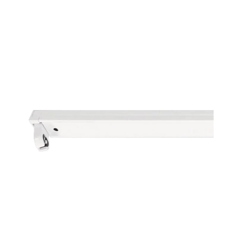 T8 SUPPORT SIMPLE TUBE 1500MM BLC L N MEME COTE x10