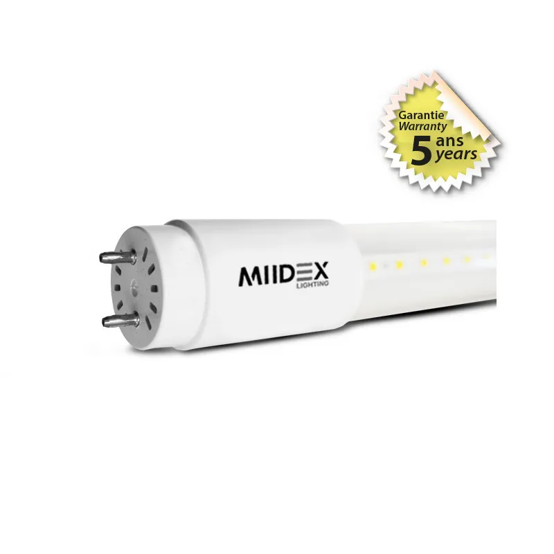 TUBE LED T8 1500MM 24W 4000K 230V LN CLR 5ANS (X10)