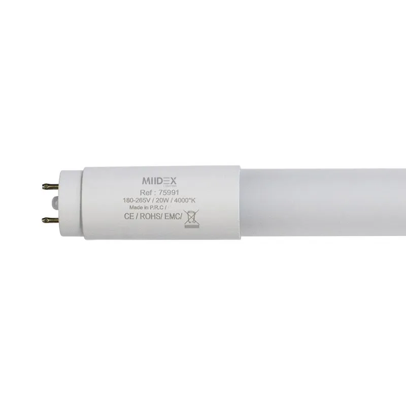 TUBE LED T8 20W 1200MM 180-265V 4000K BALLAST ELEC (X10)