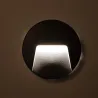 Spot de balisage à 3w LED d'escalier mur encastrable rectangle gri...
