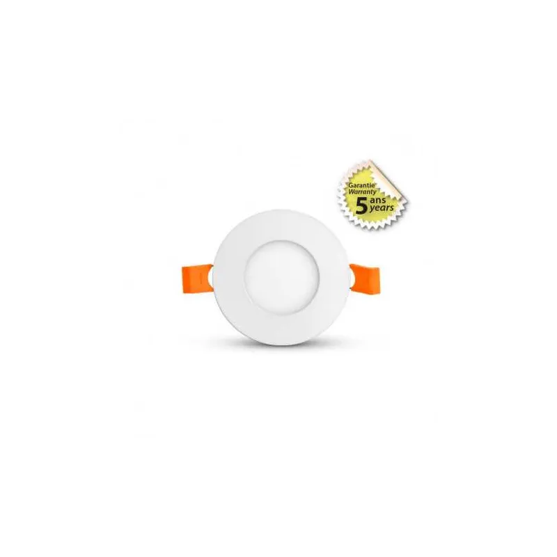SLIMY II DOWNLIGHT DIAM 90MM 3W 4000K BLC 5ANS