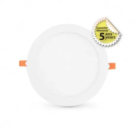 SLIMY II DOWNLIGHT DIAM 225MM 18W 3000K BLC 5ANS