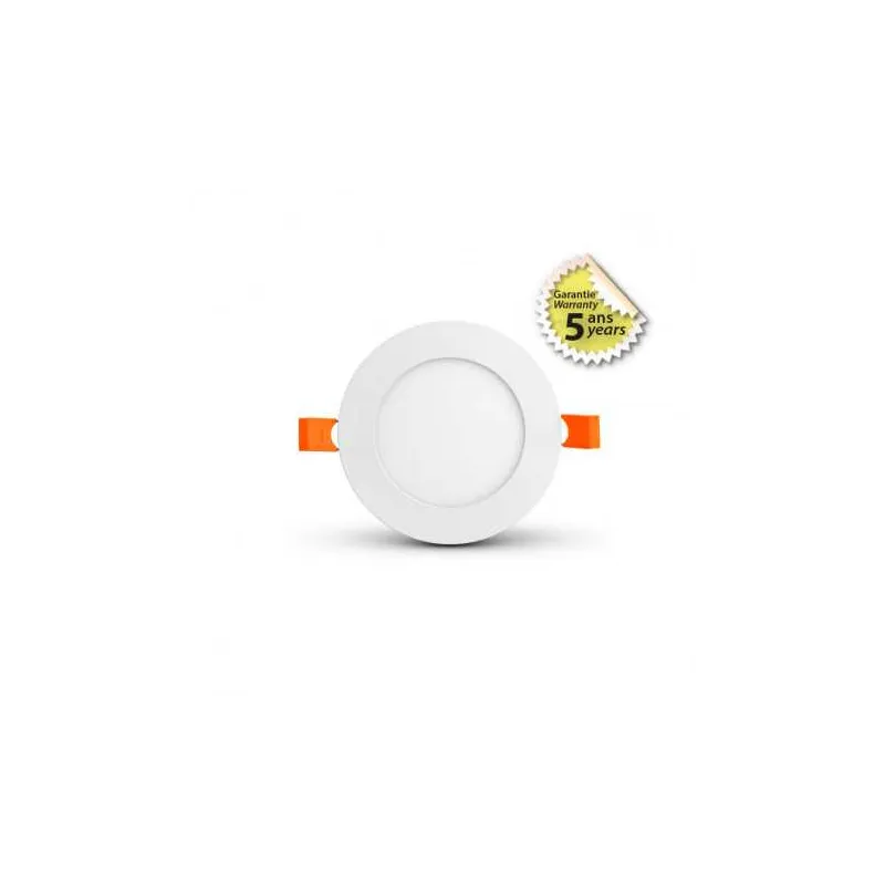 SLIMY II DOWNLIGHT DIAM 120MM 6W 3000K BLC 5ANS