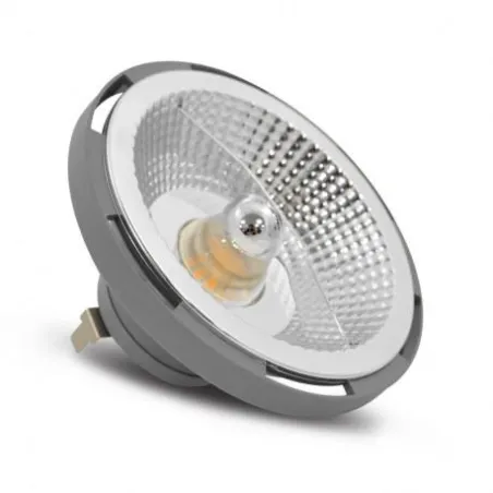 LED AR 111 G53 SILVER 12V AC/DC 14W 3000K BOITE