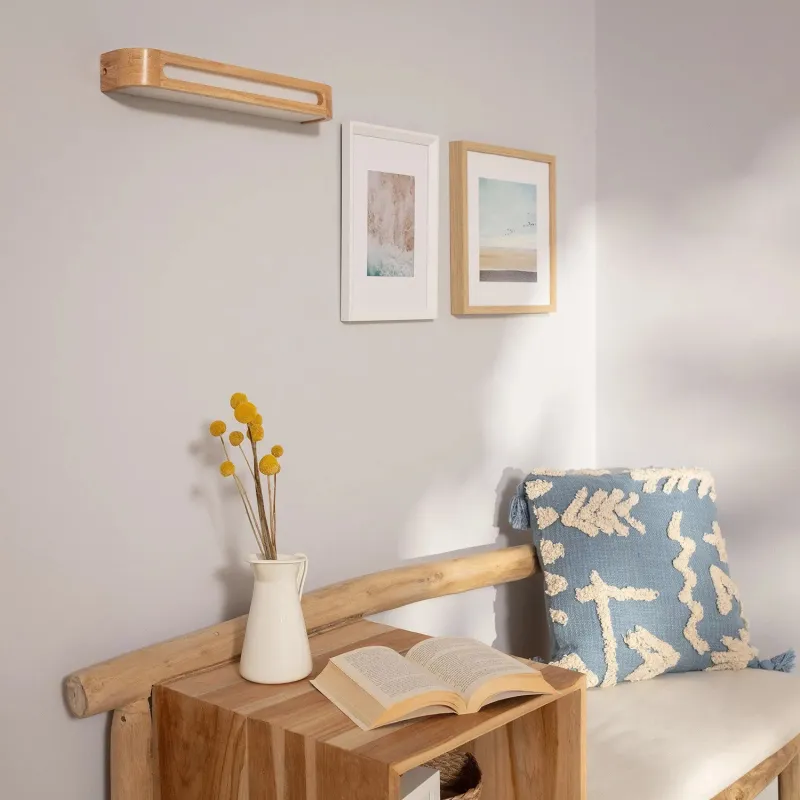 applique-murale-bois-12w-led-40cm