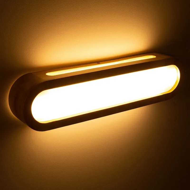applique-murale-bois-12w-led-40cm