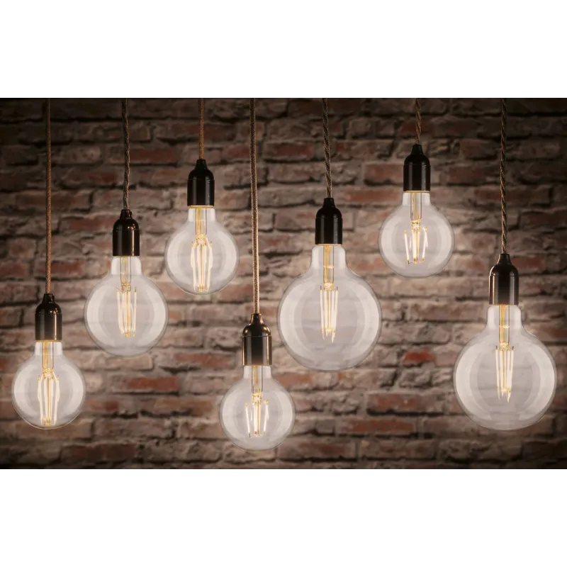 LED Fil G80 470lm 4,8W 2700K Clair E27 230 V