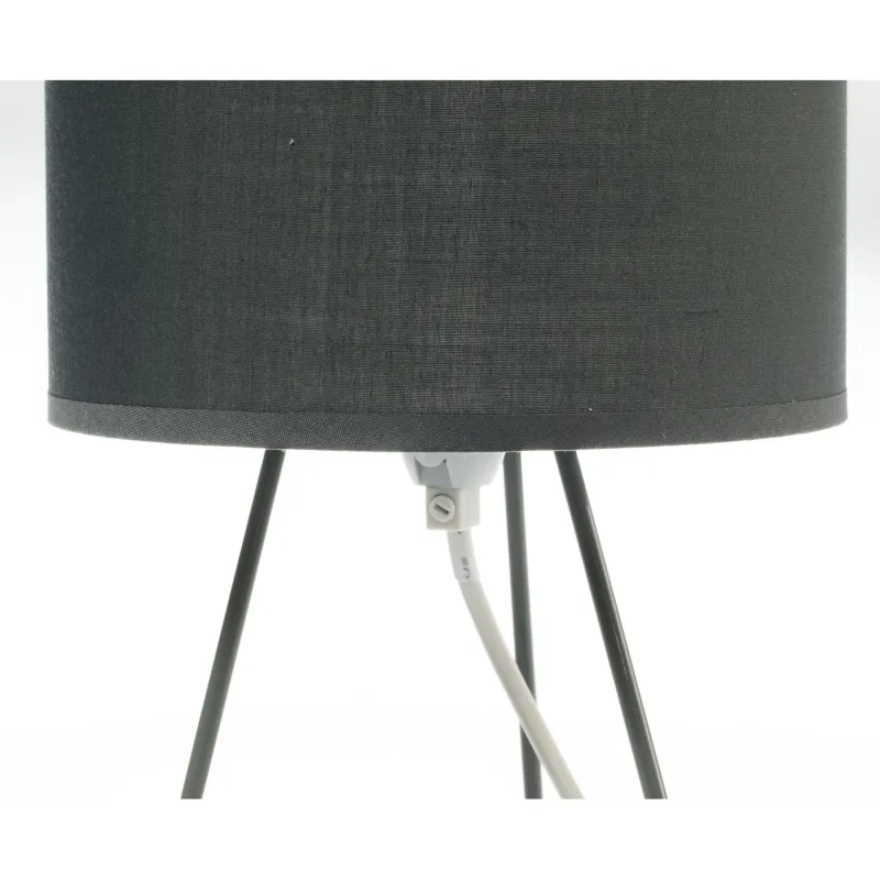 Lampe à poser Shiny Star max20W E14 Gris 230V alu/tissu