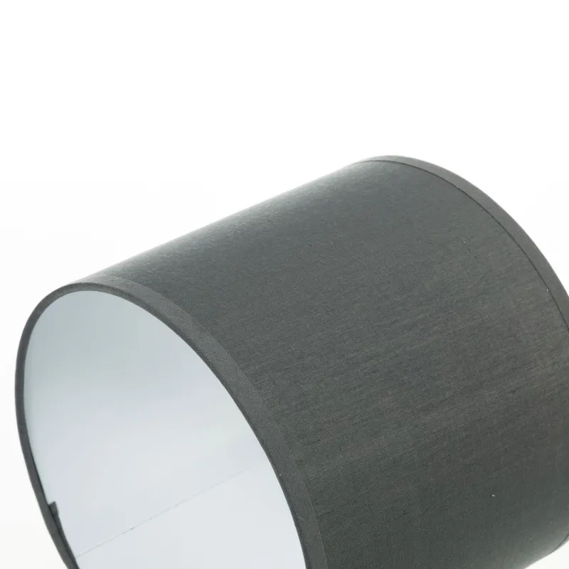 Lampe à poser Shiny Star max20W E14 Gris 230V alu/tissu