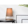 Lampe à poser Shiny Circle max20W E14 Copper/Taupe 230V alu/tissu