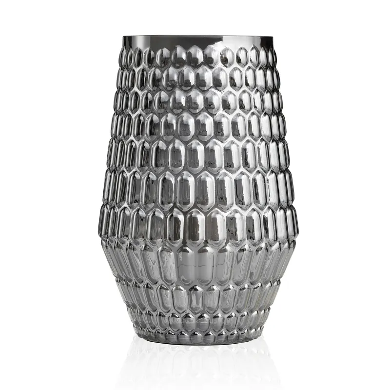 Lampe à poser Crystal Sparkle max20W E14 Gris 230V verre