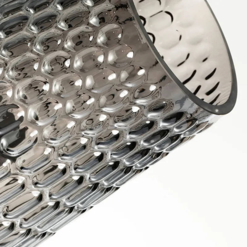 Lampe à poser Crystal Sparkle max20W E14 Gris 230V verre