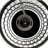 Lampe à poser Crystal Sparkle max20W E14 Gris 230V verre