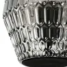 Lampe à poser Crystal Sparkle max20W E14 Gris 230V verre