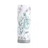 Lampe à poser Flowery Romance max20W E14 Beige/Gris 230V tissu/métal