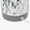 Lampe à poser Flowery Romance max20W E14 Beige/Gris 230V tissu/métal