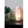 Lampe à poser Flowery Romance max20W E14 Beige/Gris 230V tissu/métal
