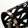 Lantern Soul Lanterne avec bougie Pile Noir/Blanc métal/plastique