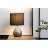 Lampe à poser Sip of silver max20W E14 Noir/Argent 230V tissu/céramique