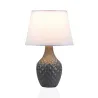Lovely Sparkle Lampe à poser max20W E14 Blanc/Gris 230V tissu/céramique