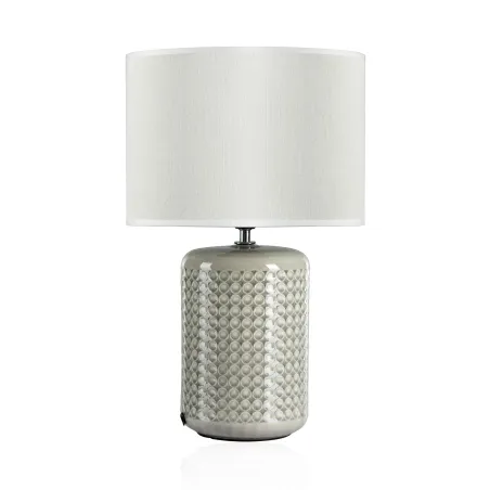 Lampe à poser Go for Glow max20W E27 Beige/Gris/Vert 230V tissu/céramique