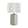 Lampe à poser Go for Glow max20W E27 Beige/Gris/Vert 230V tissu/céramique