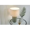 Lampe à poser Go for Glow max20W E27 Beige/Gris/Vert 230V tissu/céramique