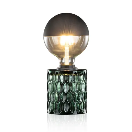 Crystal Magic Lampe à poser max20W E27 Vert 230V verre