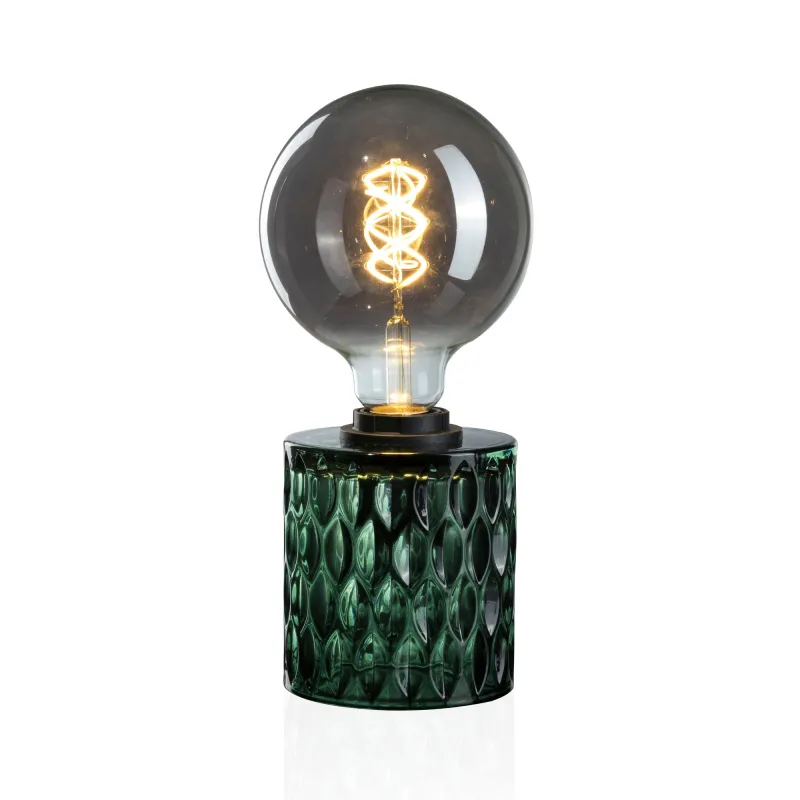 Crystal Magic Lampe à poser max20W E27 Vert 230V verre