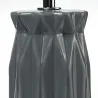 Lampe à poser Sandy Glow max20W E14 Blanc/Gris 230V tissu/céramique