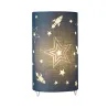 Lampe à poser Cute Universe Lamp max.20W E14 Bleu 230V tissu/métal