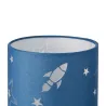 Lampe à poser Cute Universe Lamp max.20W E14 Bleu 230V tissu/métal