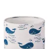 Cute Whale Lamp lampe à poser max.20W E27 Blanc/Bleu 230V tissu/métal