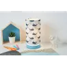 Cute Whale Lamp lampe à poser max.20W E27 Blanc/Bleu 230V tissu/métal