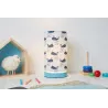 Cute Whale Lamp lampe à poser max.20W E27 Blanc/Bleu 230V tissu/métal