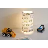 Lampe à poser Cute Tractor Lamp max 20W E14 Blanc/Multicolore 230V tissu/métal