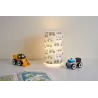 Lampe à poser Cute Tractor Lamp max 20W E14 Blanc/Multicolore 230V tissu/métal