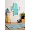 Lovely Cactus lamp Applique Pile Blanc/Vert bois