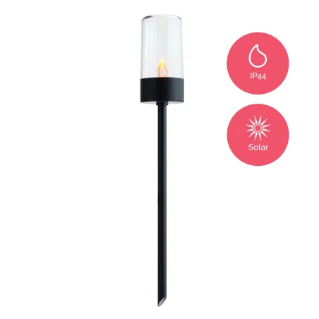 Sunshine Happiness Solar earth spike Kit de 2 ext Noir métal/synthétique
