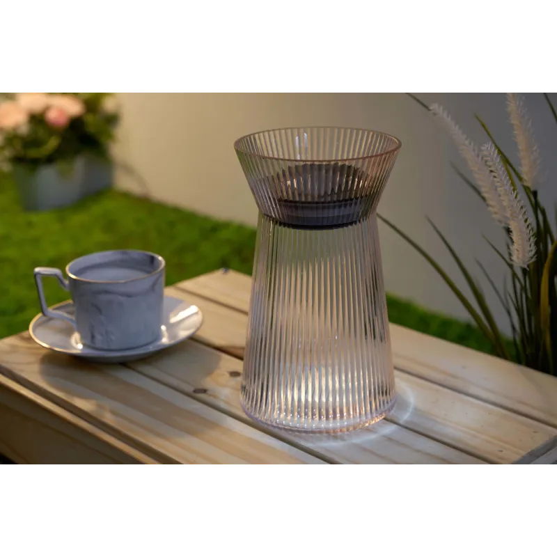 Sunshine Passion Solar lantern extérieur Rose verre