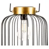 Sunshine Wonder Solar lantern extérieur Noir/Doré métal