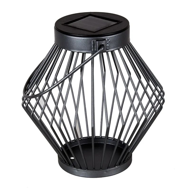 Sunshine Hope Solar lantern ext Gris Métal