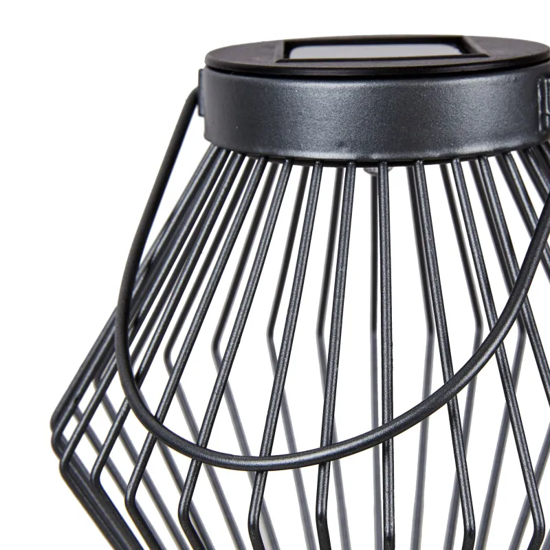 Sunshine Hope Solar lantern ext Gris Métal