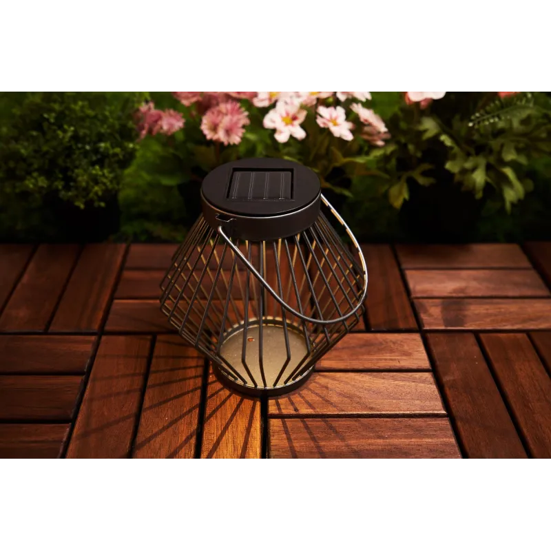 Sunshine Hope Solar lantern ext Gris Métal